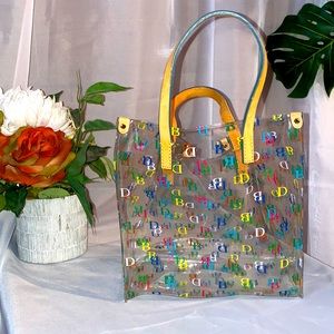 Colorful Clear Dooney & Bourke cutie 🥰